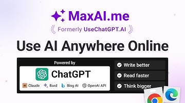 MaxAI.me - Free AI Copilot for the Web. Powered by ChatGPT, Bard, Bing AI, and Claude