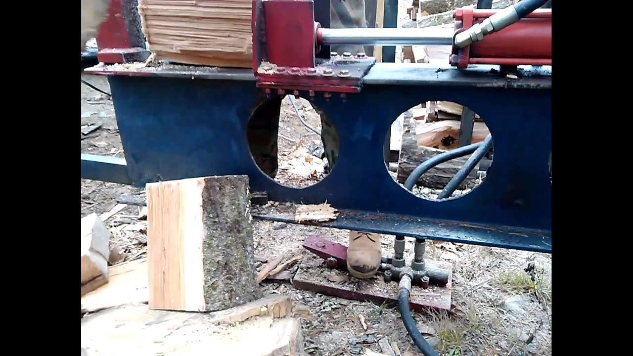 High Performance Log Splitter Attachment - YouTube