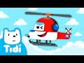 Heli Helicopter♪ It's Rescue Time! Vehicle Songs | Car Songs | Tidi Songs for Children ★TidiKids