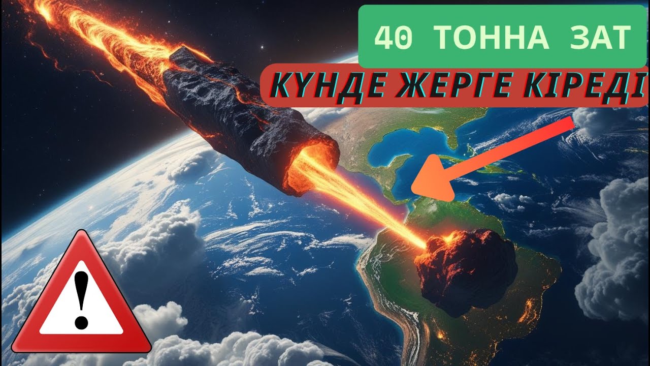 Сенбейсің, бірақ Жерге күнде 40 тонна зат атмосфераға кіріп кетеді! / Әлем арнасы / қазақша