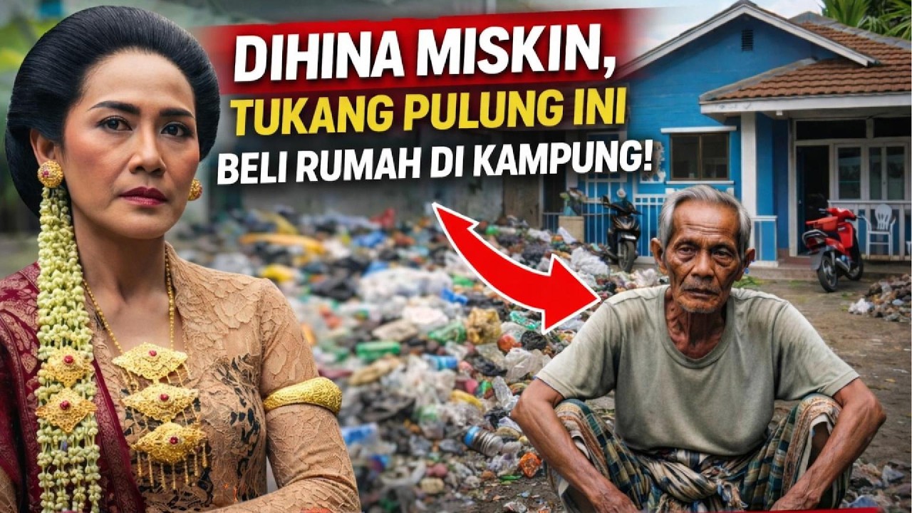Dihina Miskin, Tukang Pulung Ini Beli Rumah di Kampung! Apa Rahasia Dibalik Tumpukan Sampah?