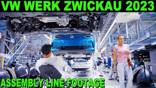 🟢 VW ID3 PRODUKTION ZWICKAU 2023 A/B Roll 🏭 Volkswagen Production Plant Assembly Line Footage by HolloWmanVid 1,668 views 7 months ago 9 minutes, 10 seconds