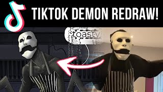 Drawing Tiktok Demons Little Chef And Milk Demons