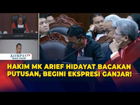 Hakim MK Arief Hidayat Bacakan Putusan Pilpres 2024, Inilah Reaksi Ganjar Pranowo!