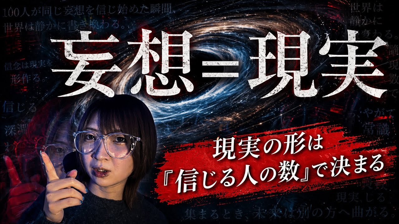 【集団心理のヤバさ】100人の妄想が現実を作る？