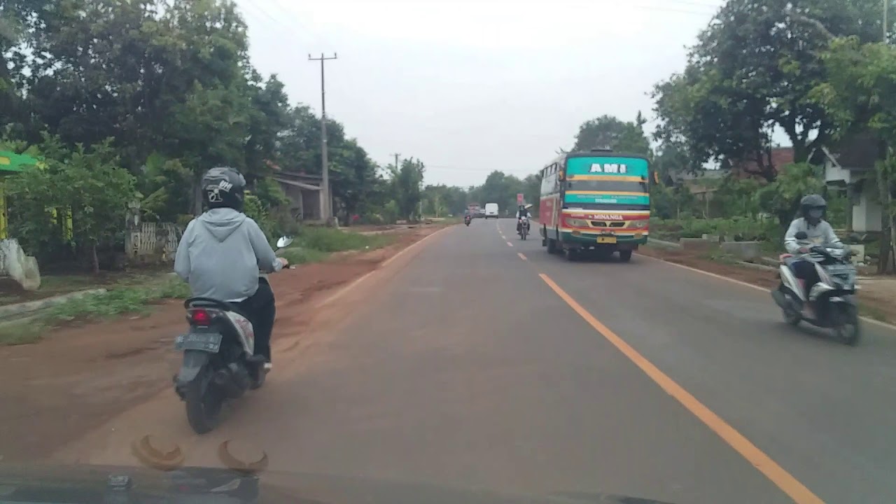 Menyusuri Jalan Lintas Lampung Timur Mataram Baru ke Way Jepara - Way Areng Pasar Simpang Sribhawono