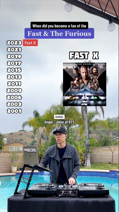 When did you become a fan of the “Fast & Furious” movies? (Fast X, Tokyo Drift, Fast 5, Furious 7..)