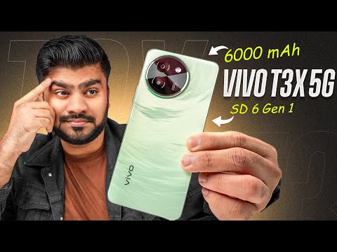 vivo T3x 5G - Snapdragon 6 gen1😍 | 6000mAh + 44W for Just ₹11,999 🤯