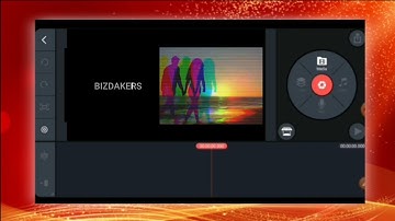 🔴 Glitch Transition & Shining Text Animation Effect / Tutorial "Kinemaster Pro"