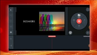 🔴 Glitch Transition & Shining Text Animation Effect / Tutorial Kinemaster Pro