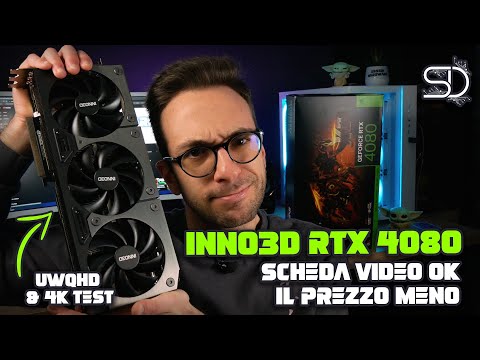 NVIDIA RTX 4080 INNO3D - SCHEDA VIDEO OK, IL PREZZO MENO (4K & UWQHD)