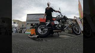 ジャズ マフラー交換  ウイルズウイン シャープダウンマフラー carcraftkustom 4mini