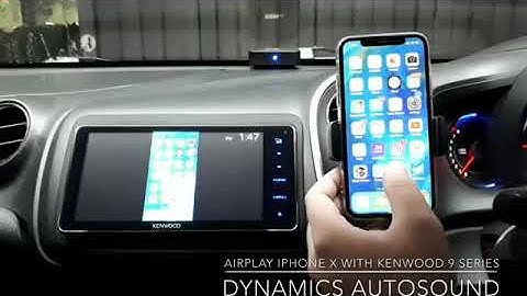 AirPlay iphone x in kenwood ddx917ws