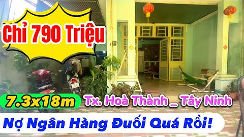 Nhà ngộp ngân hàng cần bán gấp để xử lý nợ - Gần Chợ Long Hải, Tx. Hòa Thành Tây Ninh