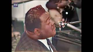 Fats Domino - 'I Want to Walk You Home' live [Colourised] 1962