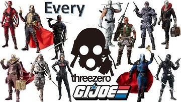 Every Threezero G.I. Joe 1/6th scale 12" Action Figure Comparison List