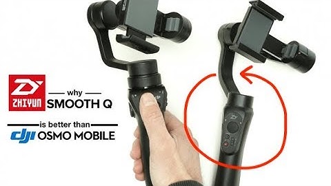 Why ZhiYun Smooth Q is better than DJI OSMO Mobile 2 - iPhone Gimbal Review - Netcruzer TECH