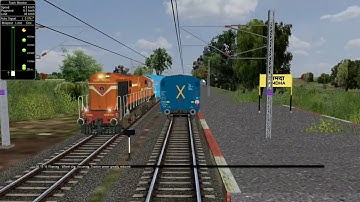 Chalisgaon Dhule Composite Passenger Part 2 | BG Pro Kalyan WCAM-2P | MSTS Open Rails Khandesh Route