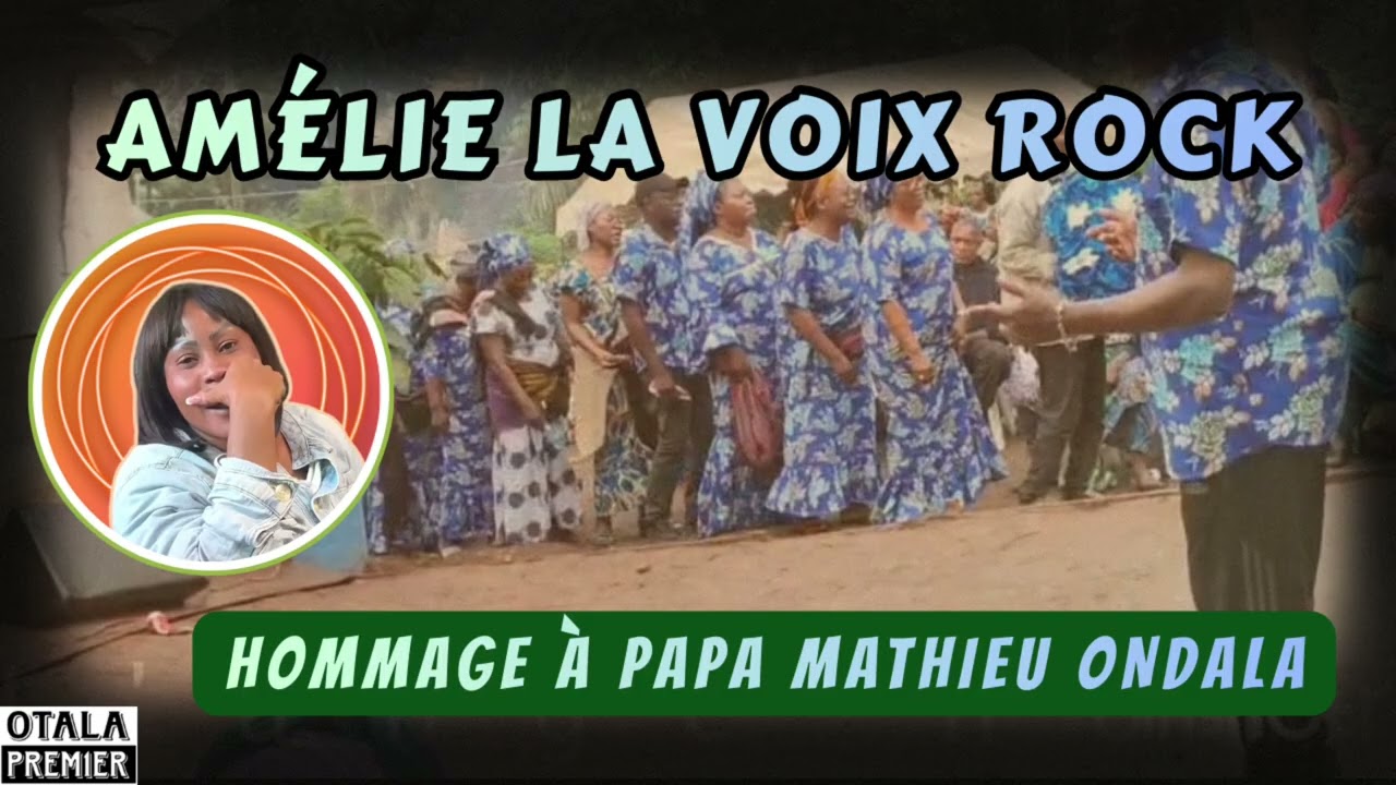 AMÉLIE LA VOIX ROCK - Hommage à papa Mathieu ONDALA (Audio officiel)