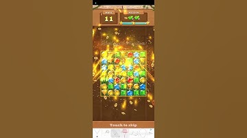 Jungle Gem Blast: Wild Jewels - Level 1 gameplay match puzzle game walkthrough #games #gaming