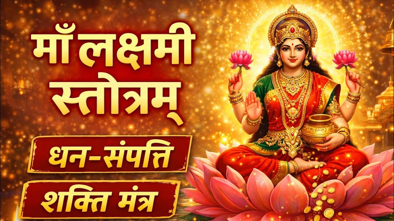 11 बार माँ लक्ष्मी स्तोत्रम् | Bhakti | धन-समृद्धि के लिए शक्तिशाली स्तोत्र | Lakshmi Stotram