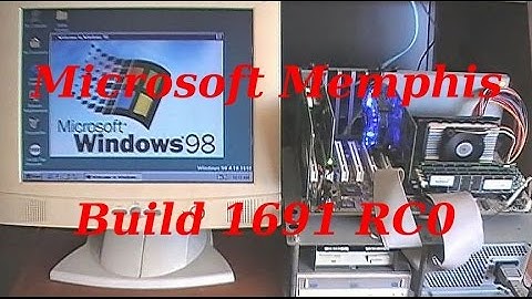 Microsoft Memphis (Windows 98) [Build 1691 RC0]