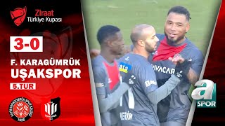 Fatih Karagümrük 3 - 0 Uşakspor Maç Özeti̇ Ziraat Türkiye Kupası 5 Tur Maçı A Spor 21122022
