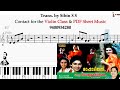 Rappadithan Pattin Kallolini Piano/Violin Notes by Sibin S S V4 Violin രാപ്പാടിതൻ പാട്ടിൻ കല്ലോലിനി