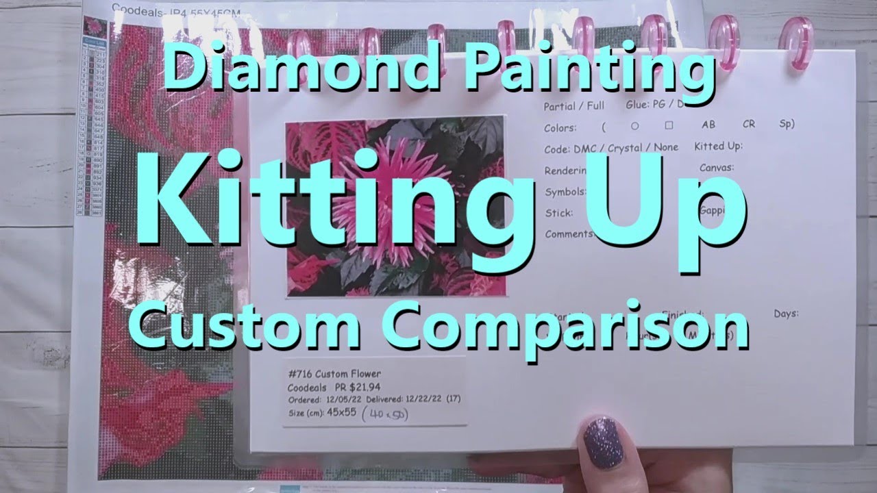 Diamond Painting Kitting Up - Custom Comparison