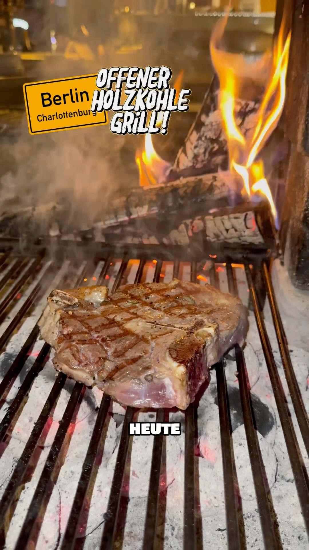 Wie schmeckt ein Steak vom Holzkohlegrill in Berlin? #food - YouTube
