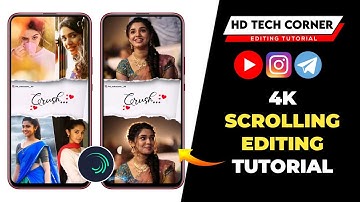 New Concept Scrolling Type Status Editing | Alight Motion Status Editing | 4K Status Edits |