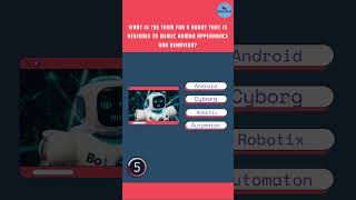 What is the term for a robot that is designed to mimic human appearance and behavior? #shorts #robot