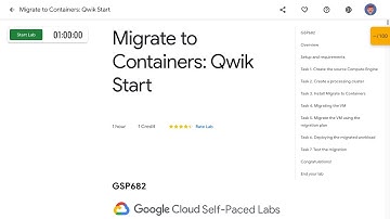 Migrate to Containers Qwik Start GSP682