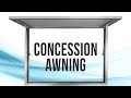 Concession Stand Window Awning - RecPro