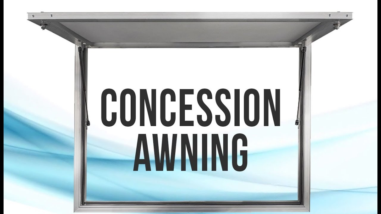 Concession Stand Window Awning RecPro YouTube