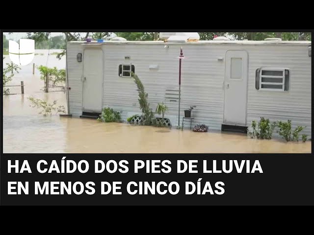 Calles convertidas en ríos: el preocupante panorama en Texas tras las intensas lluvias