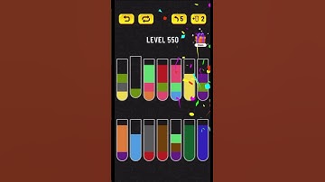 Water sort puzzle Level 550