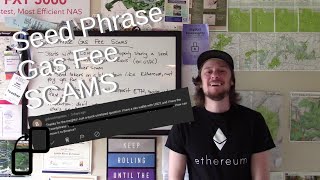 Foot Off The Gas Crypto Seed Phrase Gas Fee Scams