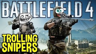 Battlefield 4 - Trolling sniper and T-bag
