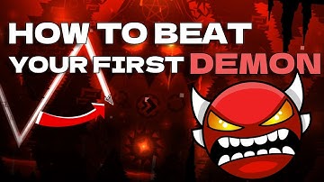 How To Beat Your First Geometry Dash Demon!