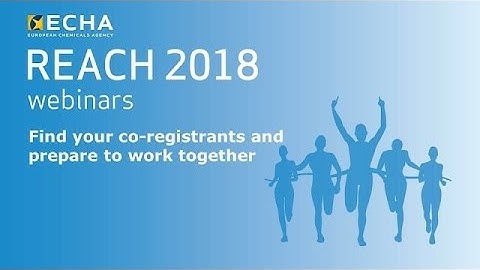 REACH 2018: Find your co-registrants and prepare to work together