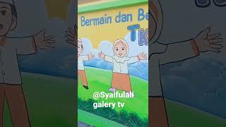mural dinding sekolah TK.@syaifulali galery tv #mural dinding TK