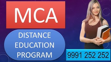 MCA (Master of Computer Application) | Call 9991 252 252 For Admission | Excel Distance Education