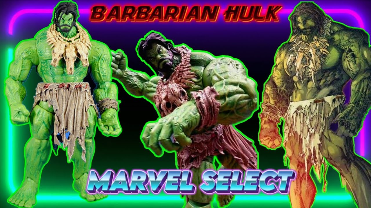 Barbarian Hulk (Marvel Select) Figure Review! - YouTube