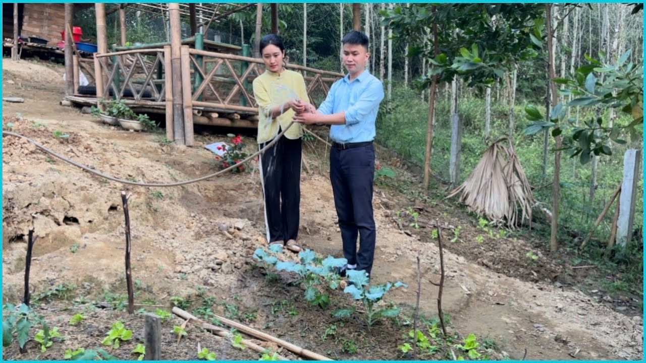 Kind Engineer: Loves, cares for, helps single mother clean farm and take care of vegetable garden