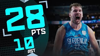 🇸🇮 Luka Doncic with 28 PTS & 10 AST in #EuroBasket preparation game!