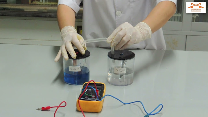 Cấu tạo pin điện hóa ngâm trong dd điện môi