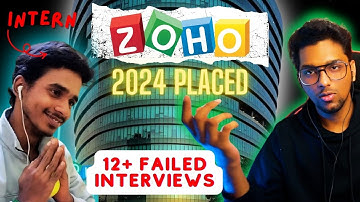 ZOHO 2024 Placed Interview Experience | 12+ Failed Interviews | In Tamil #zoho #2024 #itjobs