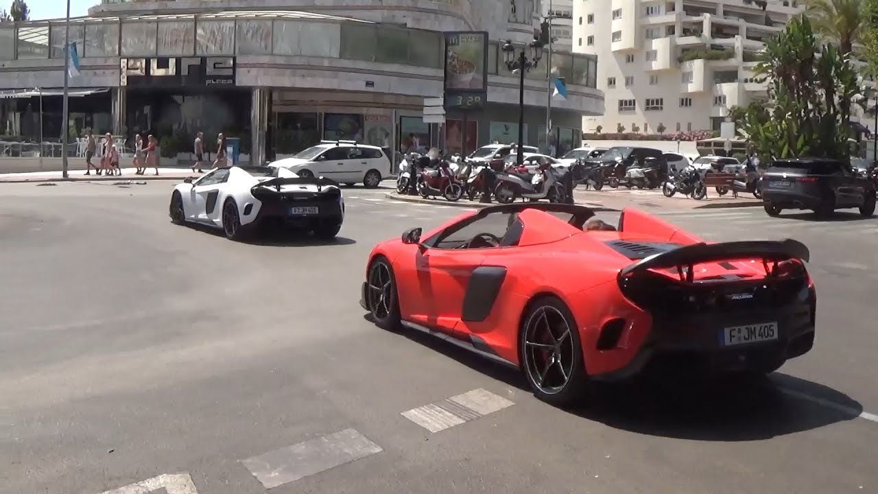 [PBSS`18] Puerto Banus Supercars Spotting 15 ( 2x675LT Spider, 3xSpeciale, Aventador S...)