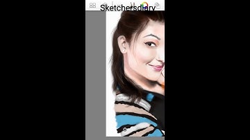 Making of Digital Portrait Painting II Autodesk Sketchbook (Time Lapse Video) by Sketcher